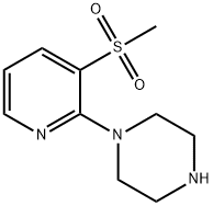 1-[3-(methylsulfonyl)-2-pyridinyl]-Piperazine,726174-18-1,结构式