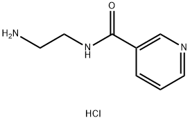 3-Pyridinecarboxamide, N-(2-aminoethyl)- dihydrochloride Struktur