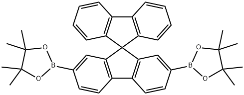 1,3,2-Dioxaborolane, 2,2'-(9,9'-spirobi[9H-fluorene]-2,7-diyl)bis[4,4,5,5-tetramethyl- Structure