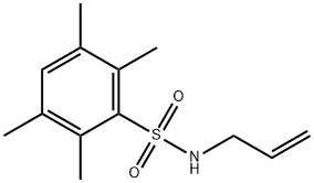 2,3,5,6-tetramethyl-N-prop-2-enylbenzenesulfonamide Structure