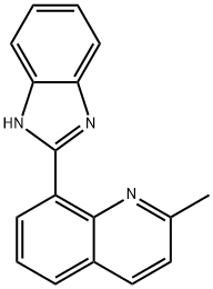 Quinoline, 8-(1H-benzimidazol-2-yl)-2-methyl- Struktur