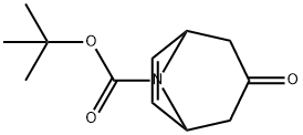 8-Azabicyclo[3.2.1]oct-6-ene-8-carboxylic acid, 3-oxo-, 1,1-dimethylethyl ester Structure