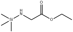 Glycine, N-(trimethylsilyl)-, ethyl ester Structure