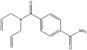 N,N-diprop-2-enylbenzene-1,4-dicarboxamide Structure
