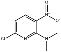 (6-Chloro-3-nitro-pyridin-2-yl)-dimethyl-amine Structure