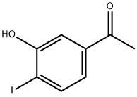 1-(3-Hydroxy-4-iodophenyl)ethanone 化学構造式