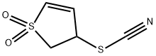 3-thiocyanato-2,3-dihydrothiophene 1,1-dioxide,73909-05-4,结构式