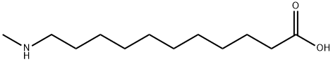 11-(methylamino)- Undecanoic acid 化学構造式
