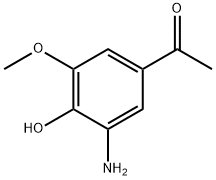 1-(3-Amino-4-hydroxy-5-methoxy-phenyl)-ethanone Structure
