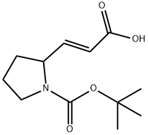 3-(1-(tert-butoxycarbonyl)pyrrolidin-2-yl)acrylic acid