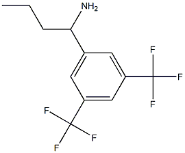 1-[3,5-BIS(TRIFLUOROMETHYL)PHENYL]BUTYLAMINE,742097-72-9,结构式