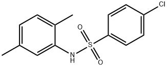Benzenesulfonamide,4-chloro-N-(2,5-dimethylphenyl)- Structure