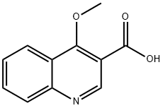 4-Methoxy-quinoline-3-carboxylic acid 化学構造式