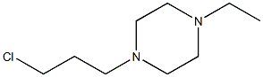 1-(3-chloropropyl)-4-ethylpiperazine 结构式