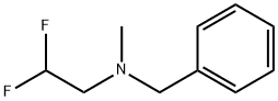 N-苄基-2,2-二氟-N-甲基乙基-1-胺,747379-26-6,结构式