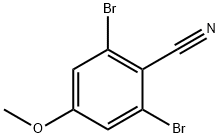 2,6-dibromo-4-methoxybenzonitrile,74746-06-8,结构式