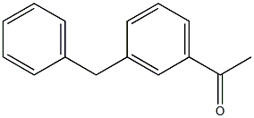 Ethanone, 1-[3-(phenylmethyl)phenyl]- Structure