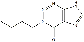 4H-Imidazo[4,5-d]-1,2,3-triazin-4-one,3-butyl-3,7-dihydro- Struktur
