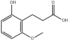 3-(2-hydroxy-6-methoxyphenyl)propanoic acid 结构式