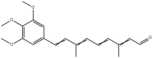 75001-19-3 3,7-Dimethyl-9-(3,4,5-trimethoxy-phenyl)-nona-2,4,6,8-tetraenal