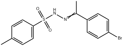N'-(1-(4-bromophenyl)ethylidene)-4-methylbenzenesulfonohydrazide Struktur