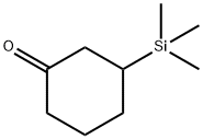 Cyclohexanone, 3-(trimethylsilyl)- Structure