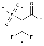 Propanoyl fluoride, 2,3,3,3-tetrafluoro-2-(fluorosulfonyl)- 结构式