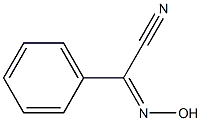 (2Z)-2-hydroxyimino-2-phenylacetonitrile 结构式