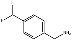 [4-(DIFLUOROMETHYL)PHENYL]METHANAMINE Structure