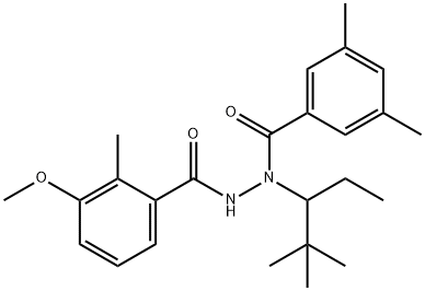 755013-53-7 N'-(3,5-DIMETHYLBENZOYL)-N'-(2,2-DIMETHYLPENTAN-3-YL)-3-METHOXY-2-METHYLBENZOHYDRAZIDE