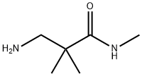 3-氨基-N,2,2-三甲基丙酰胺 结构式