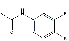 N-(4-bromo-3-fluoro-2-methylphenyl)acetamide Structure