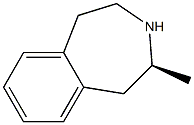 (4S)-4-methyl-2,3,4,5-tetrahydro-1H-3-benzazepine Structure