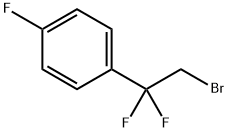1-(2-bromo-1,1-difluoroethyl)-4-fluorobenzene Structure