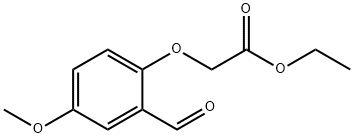 ethyl 2-(2-formyl-4-methoxyphenoxy)acetate,76322-07-1,结构式