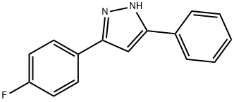 3-(4-Fluoro-phenyl)-5-phenyl-1H-pyrazole Structure
