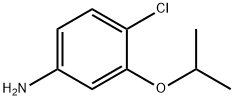 Benzenamine, 4-chloro-3-(1-methylethoxy)- Struktur