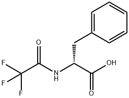 D-Phenylalanine, N-(trifluoroacetyl)-, 7656-14-6, 结构式