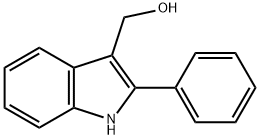 (2-Phenyl-1H-indol-3-yl)methanol Struktur