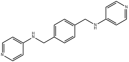 1,4-双(4-吡啶基氨基甲基)苯,770706-82-6,结构式