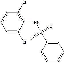 N-(2,6-Dichlorophenyl)benzenesulfonamide Structure