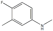 4-氟-N,3-二甲基苯胺 结构式