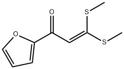1-(2-furyl)-3,3-bis(methylsulfanyl)prop-2-en-1-one Struktur