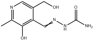 [[(E)-[5-(hydroxymethyl)-2-methyl-3-oxo-pyridin-4-ylidene]methyl]amino]urea,781-66-8,结构式
