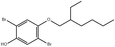 2,5-dibromo-4-((2-ethylhexyl)oxy)phenol Structure