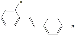 Phenol, o-[N-(p-hydroxyphenyl)formimidoyl]- 结构式