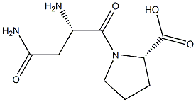 L-Proline, 1-L-asparaginyl- Struktur