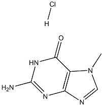 2-AMINO-7-METHYL-1H-PURIN-6(7H)-ONE HCL Structure