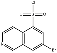 7-BROMOISOQUINOLINE-5-SULFONYL CHLORIDE Structure