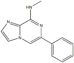 Imidazo[1,2-a]pyrazin-8-amine, N-methyl-6-phenyl- Struktur